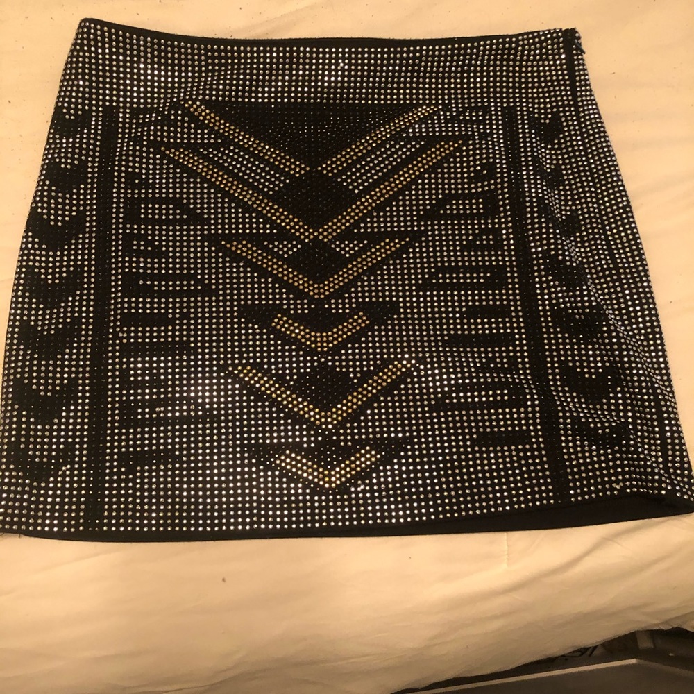 Forever 21 Bedazzled Mini Skirt